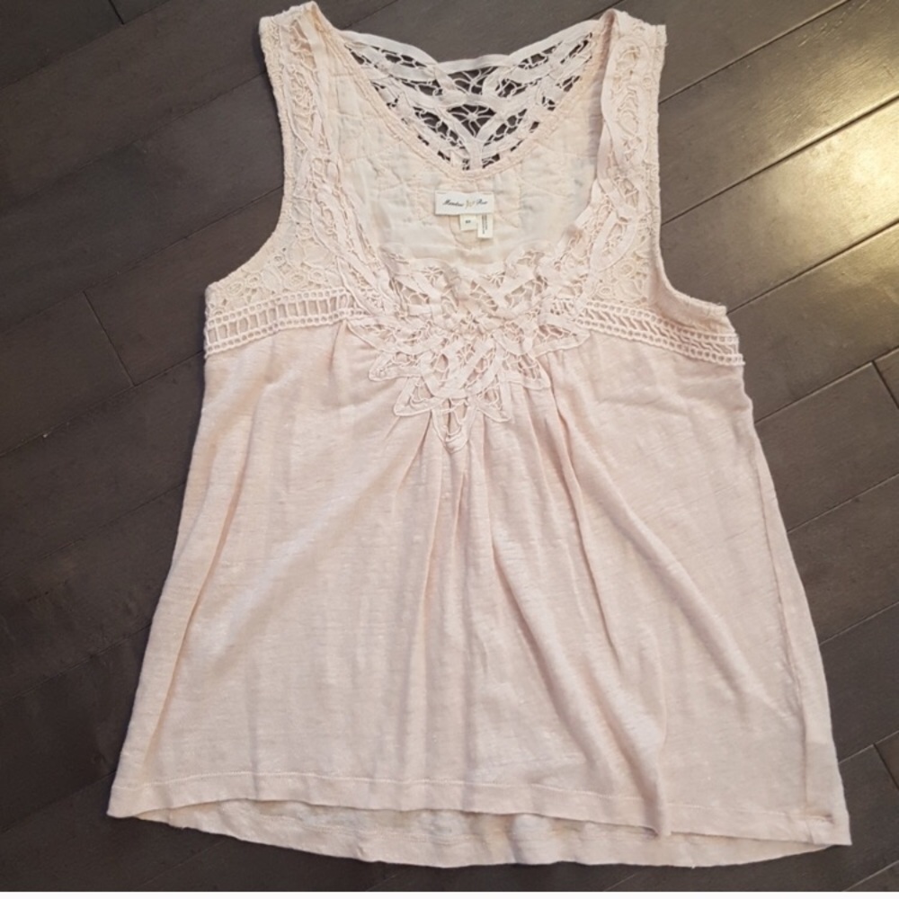Meadow Rue Pale Pink Top